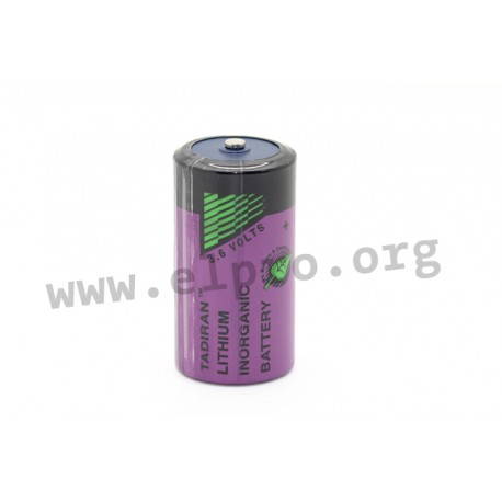 SL-2770/S, Tadiran Lithium-Thionylchlorid Batterien, 3,6V, SL-700 und SL-2700 Serie