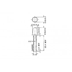 383-2SUBC/C470/S400-A6, Everlight light-emitting diodes, clear, ultrabright, 5mm, 333/334/383/7343/7344/7383 series