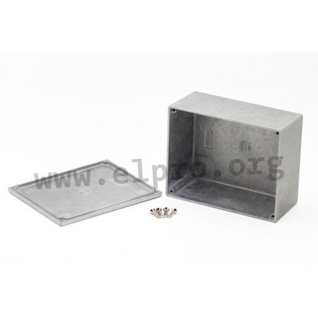 26908PSLA, Hammond diecast aluminium enclosures, natural finish, Eddystone series