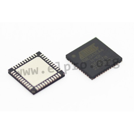 ATXMEGA64A4U-MH, Microchip/Atmel 8/16-Bit AVR ISP flash microcontrollers, ATXMEGA series