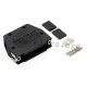 16-001830, Conec D-sub backshells, plastic, snap-in, 16-0017 and 16-0018 series 16-001830