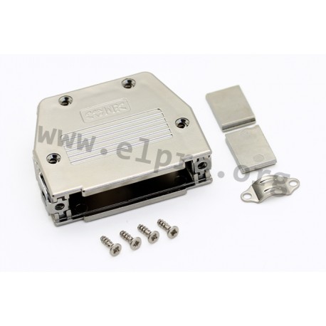 16-001770, Conec D-sub backshells, plastic, snap-in, 16-0017 and 16-0018 series