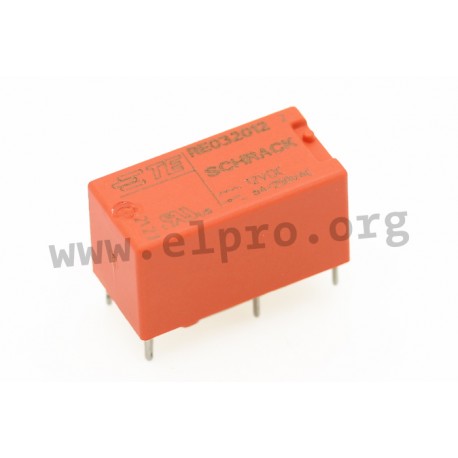2-1416010-3, TE Connectivity PCB relays, 6A, 1 normally open contact, Schrack, RE series