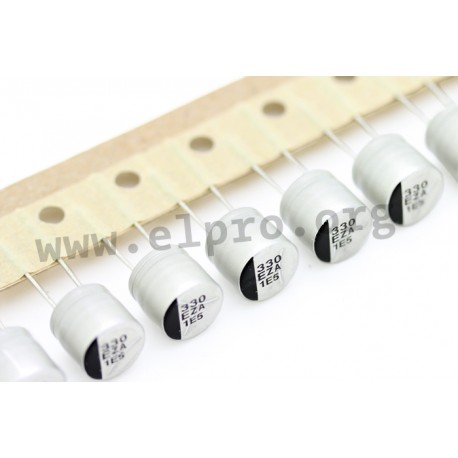EEHAZE1H101B, Panasonic electrolytic capacitors, radial, polymer hybrid, ZF/ZA/ZC/ZK/ZT/ZS/ZE/ZSU series