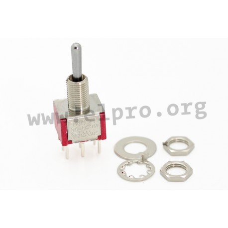 T8012-SECQ-E-H, Salecom toggle switches, 5A, for Ø6,86mm cutout, T80-T series