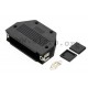 16-001850, Conec D-sub backshells, plastic, snap-in, 16-0017 and 16-0018 series 16-001850