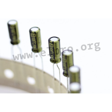 EEUFM1H221B, Panasonic electrolytic capacitors, radial, hybrid electrolytic, 105°C, FM series