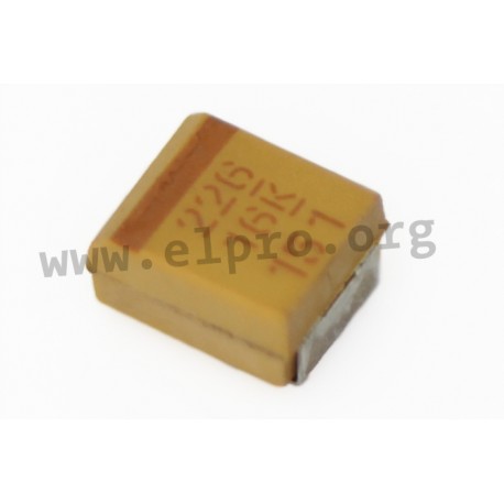 T491B335K016AT, Kemet tantalum capacitors, SMD, T491 series