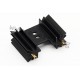 SK 104/25,4/STS, Fischer extruded heatsinks, for TO220/SOT32/TOP3, 35mm, with soldering pins, SK 104 series SK 104-25 STS SK 104/25,4/STS