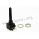 PC16SH10IP06254A2020ITA, Piher Drehpotentiometer, 6mm, mit Schalter, 0,25W, PC16SH Serie PC-16SH10IM06 250k A2020I PC16SH-10IP06254A2020ITA