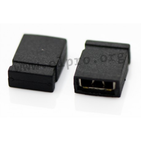 AKSCT/G BLACK, Assmann jumpers, red and black, pitch 2,54mm, Jump series