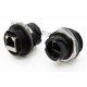 17-10009, Conec RJ45 connectors, IP67, Cat5e and Cat 6a, 17-10 and 17-15 series 17-10009