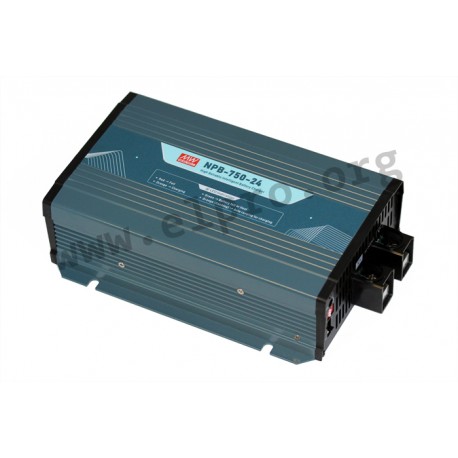 NPB-750-12, Mean Well external battery chargers, 750W, for lead-acid and Li-ion batteries, NPB-750 Serie
