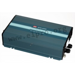 NTS-3200-224EU, Mean Well DC/AC converters, 3200W, pure sine wave, NTS-3200 series