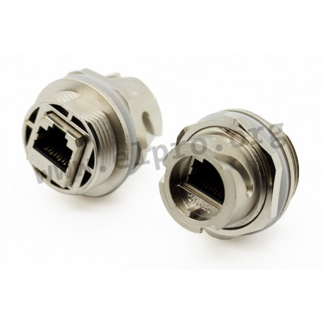 17-10012, Conec RJ45 connectors, IP67, Cat5e and Cat 6a, 17-10 and 17-15 series