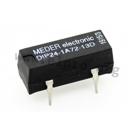 DIP05-1A72-13L, Standex Meder reed relays, DIL14 housing, DIP 13L and DIP 13D series