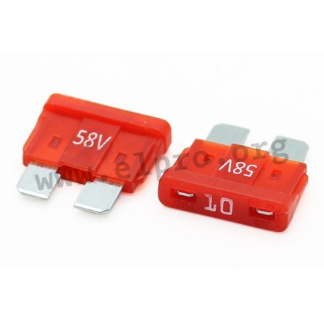 340.027-58V, ESKA automotive blade type fuses, 58V, 340.000-58V Standard series