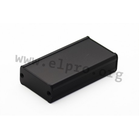 TUF 55 25 100 SA, Fischer tube enclosures, natural-coloured or black anodised, TUF series