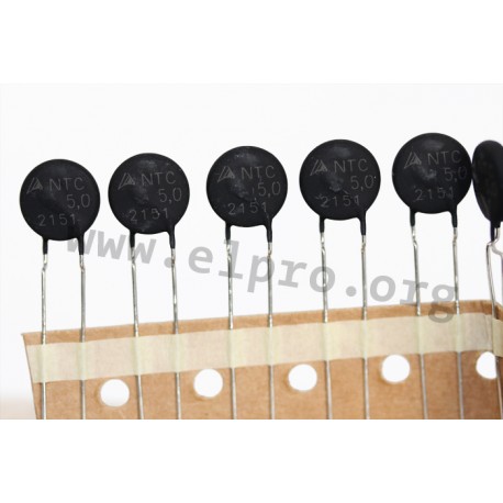 B57237S 479M, Epcos NTC thermistors, pitch 5/7,5mm, 20, S236 and S237 series