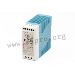 MDR-60-5, Mean Well DIN rail switching power supplies, 60W, MDR-60 series
