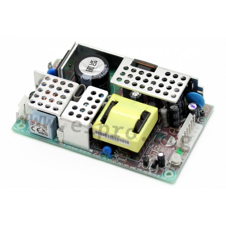 RPD-65C, Mean Well switching power supplies, 65W, dual output, open frame PCB, PD-65 and RPD-65 series