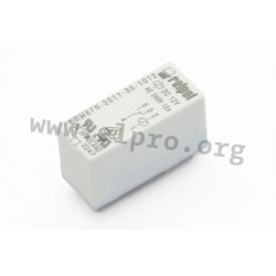 RM87N-2011-25-1012, Relpol PCB relays, 12A, 1 changeover contact, RM87 series