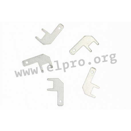 61-1407-21/0030, Osterrath tabs, 2,8mm, for soldering, tin-plated, 60 and 61 series