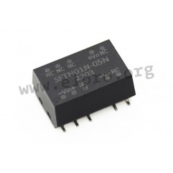 SFTN01L-09N, Mean Well DC/DC converters, 1W, SMD, SFTN01-N series
