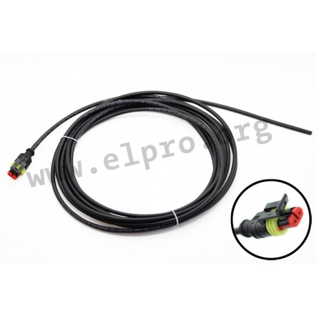 55-00471, Conec valve connectors, IP67, VSS molded with stranded wire, Superseal 1.5 series