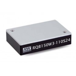 RQB150W3-110S48, Mean Well DC/DC-Wandler, 150W, EN 50155 Bahnanwendungen, Quarter-Brick-Gehäuse, RQB150W3 Serie