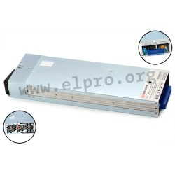 DBR-3200-48, Mean Well battery chargers, 3200W, for lead-acid and Li-ion batteries, parallel function, rack-mountable (1U), DBR-