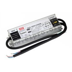 HLG-185H-C1400B, Mean Well LED-Schaltnetzteile, 200W, IP67, Konstantstrom, dimmbar, HLG-185H-C Serie
