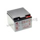NP24-12/I, Yuasa lead-acid batteries, 12 volts, NP series PBY 12V 24Ah NP24-12I