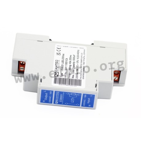 ESB001.LED.230VAC, Camtec Einschaltstrombegrenzer, ESB001/ESB101/ESB201/ESB303/ESB00351 Serie