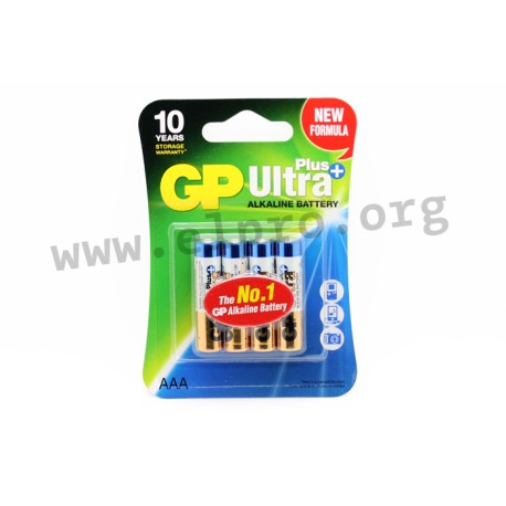 03024AUP-U4, GP Batteries alkaline manganese batteries, Ultra Plus Alkaline series