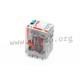 R2N-2012-23-1024-WT, Relpol industrial relays, 12A, 2 changeover contacts, R2N series R2N-2012-23-1024-WT