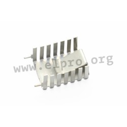 FK 243 MI 247 V, Fischer clip-on heatsinks, for TO220/TO218/TO247/TO248, FK 241 SA / FK 243 MI / FK 245 MI series