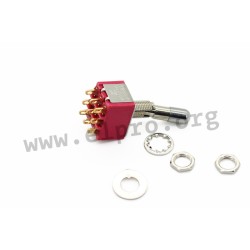 T8301-LKBG-E-H, Salecom toggle switches, 5A, for Ø6,86mm cutout, T80-T series
