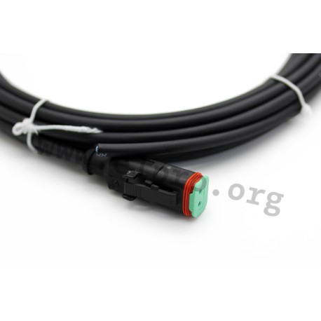 55-00388, Conec valve connectors, IP67, molded with stranded wire, Deutsch DT series