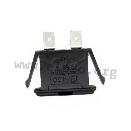 FX0430/63, Bulgin fuse holders, 16A, for 5x20/6,3x32mm, FX, T0 and F0 series