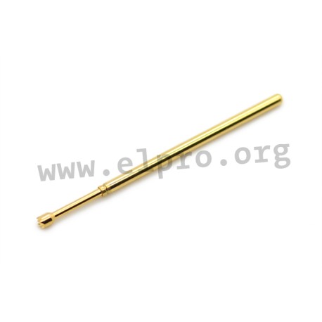 1025/E-C-1.5N-AU1.5C, PTR spring contacts, for measurement technology, pitch 2,54mm, 1025E series