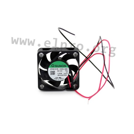 D04111650G-00, Sunon fans, 40x40x10mm, 12V DC, EE/EF/MF/HA series