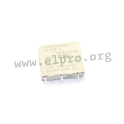 NY-12W-K-IE, Fujitsu PCB relays, 5A, 1 normally open contact, NY series