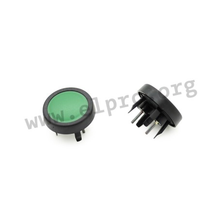 Schurter push button switches, for Ø18mm panel cut-out, MCS 18 series
