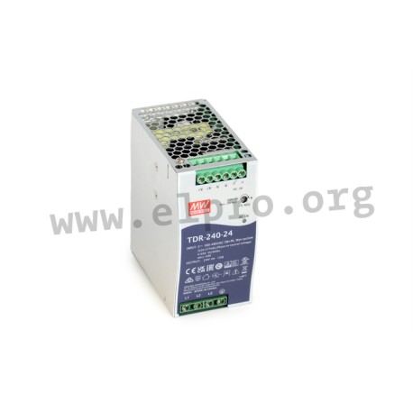 TDR-240-24, Mean Well DIN-Schienen Schaltnetzteile, 240W, 3-Phaseneingang, TDR-240 Serie