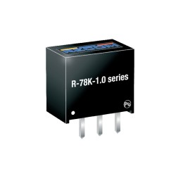 R-78K1.8-1.0, Recom DC/DC switching regulators, 1A, SIL3 housing, R-78K-1.0 series