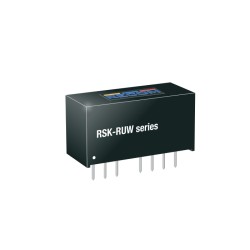 RSK-2405SRUW/H3, Recom DC/DC converters, 2W, SIL8 housing, RSK-RUW series