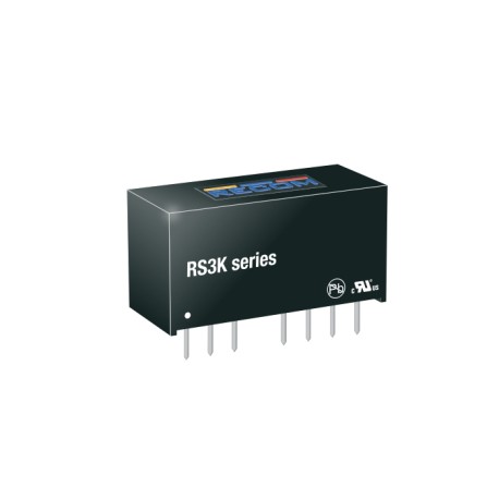 RS3K-2405SZ/H3, Recom DC/DC converters, 3W, SIL8 housing, RS3K-Z series