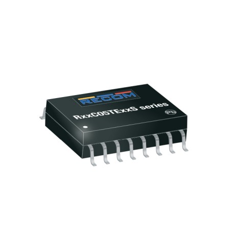 R05C05TE05S-R, Recom DC/DC converters, 0,5W, SMD, RxxC05TExxS series