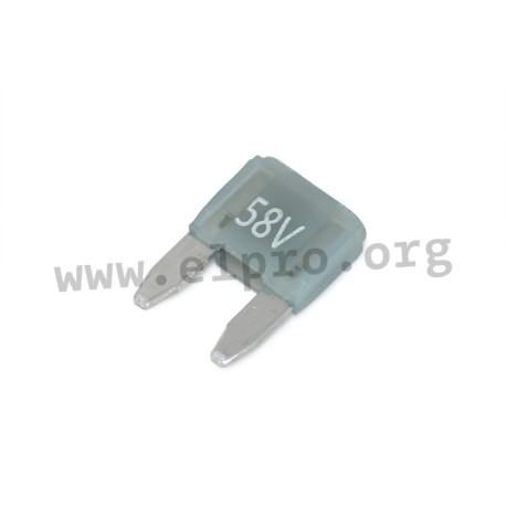 341.120-58V, ESKA automotive blade type fuses, 58V, 341.100-58V Mini series